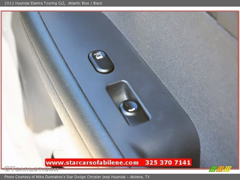 Atlantic Blue / Black 2011 Hyundai Elantra Touring GLS