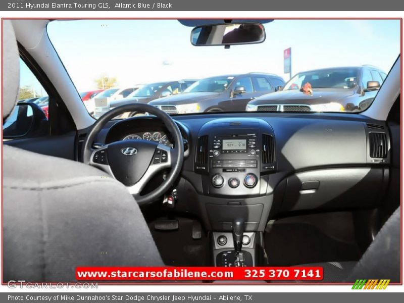 Atlantic Blue / Black 2011 Hyundai Elantra Touring GLS