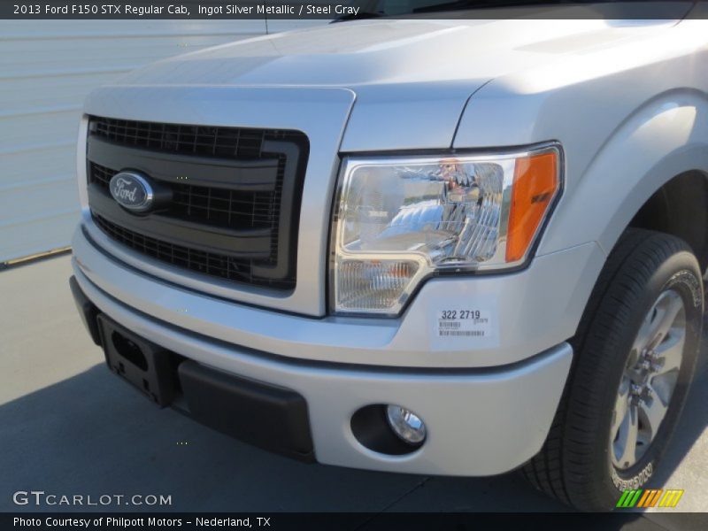 Ingot Silver Metallic / Steel Gray 2013 Ford F150 STX Regular Cab