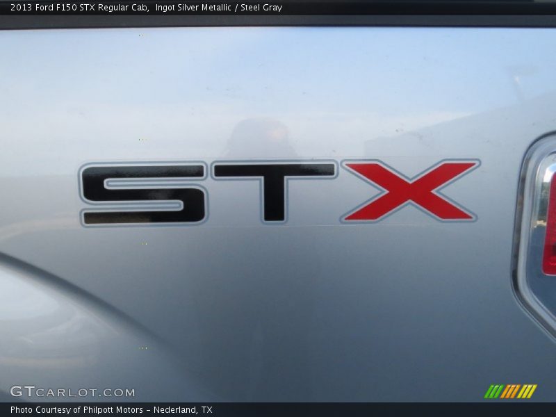 Ingot Silver Metallic / Steel Gray 2013 Ford F150 STX Regular Cab