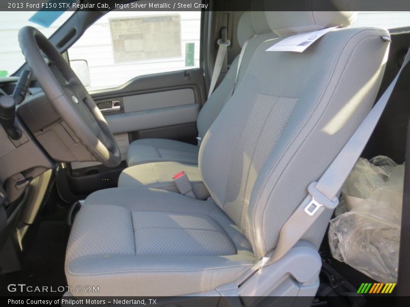 Ingot Silver Metallic / Steel Gray 2013 Ford F150 STX Regular Cab