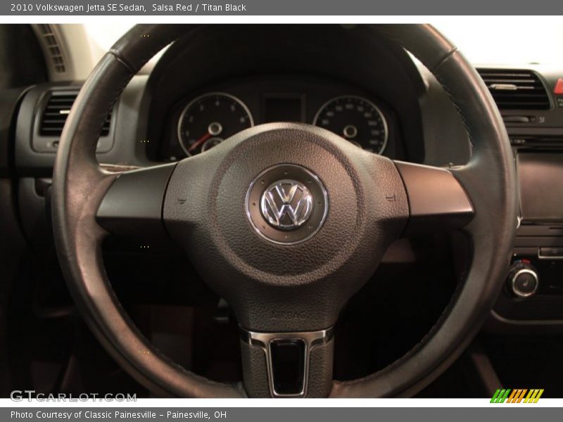 Salsa Red / Titan Black 2010 Volkswagen Jetta SE Sedan