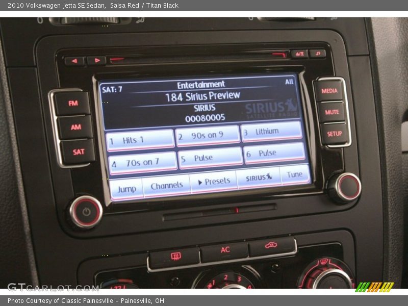 Salsa Red / Titan Black 2010 Volkswagen Jetta SE Sedan