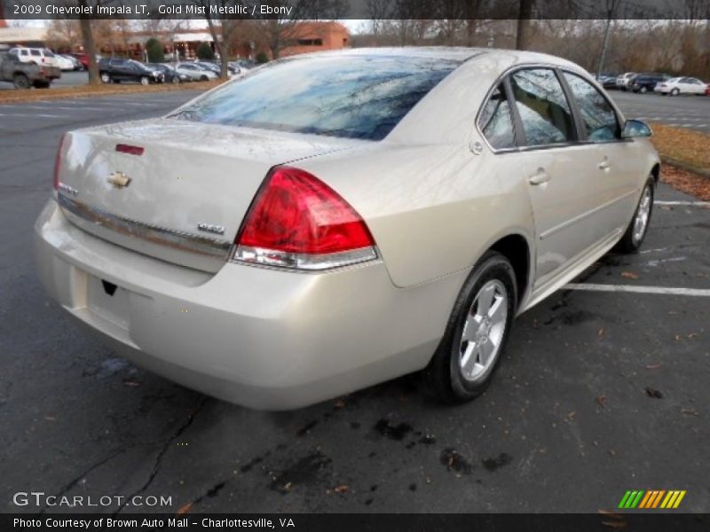Gold Mist Metallic / Ebony 2009 Chevrolet Impala LT