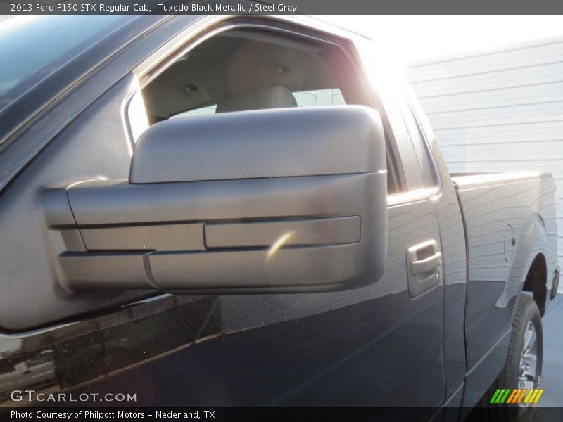 Tuxedo Black Metallic / Steel Gray 2013 Ford F150 STX Regular Cab