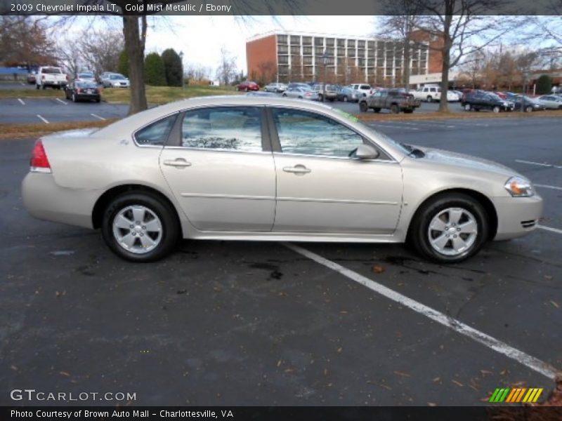 Gold Mist Metallic / Ebony 2009 Chevrolet Impala LT