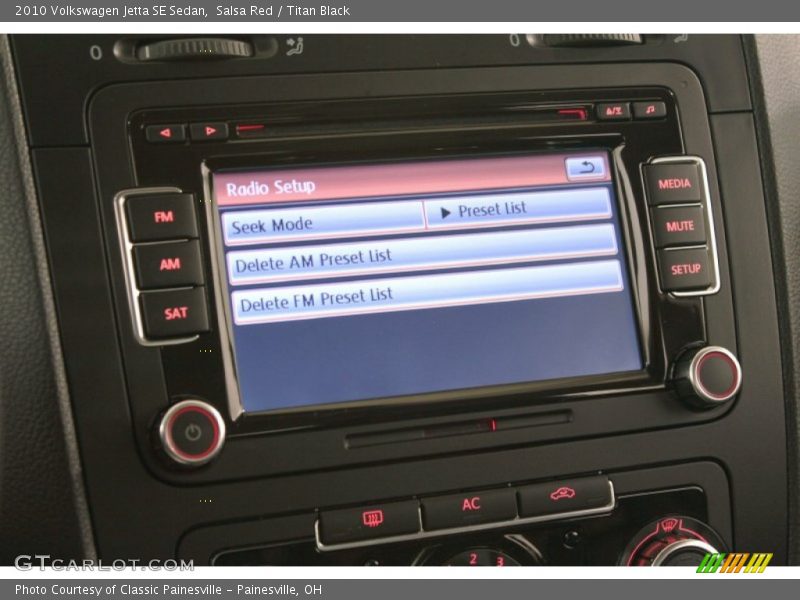 Salsa Red / Titan Black 2010 Volkswagen Jetta SE Sedan