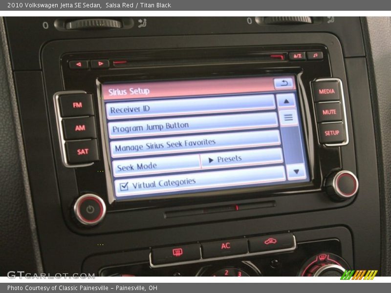 Salsa Red / Titan Black 2010 Volkswagen Jetta SE Sedan