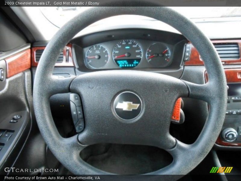 Gold Mist Metallic / Ebony 2009 Chevrolet Impala LT