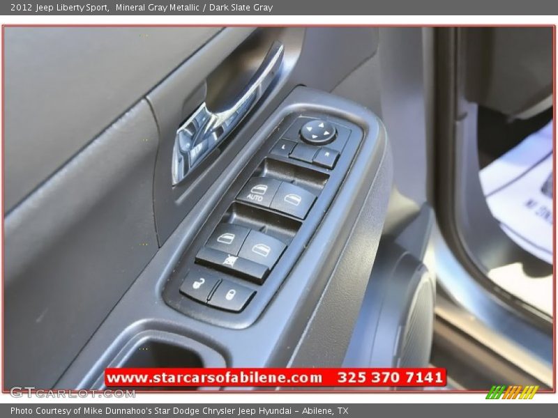 Mineral Gray Metallic / Dark Slate Gray 2012 Jeep Liberty Sport