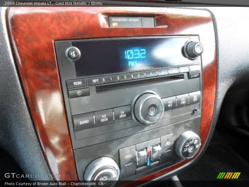 Gold Mist Metallic / Ebony 2009 Chevrolet Impala LT