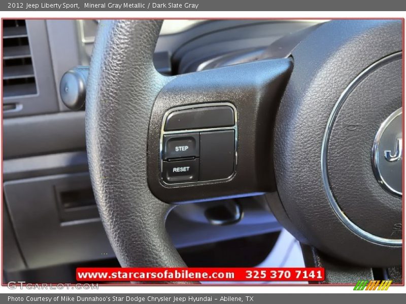Mineral Gray Metallic / Dark Slate Gray 2012 Jeep Liberty Sport