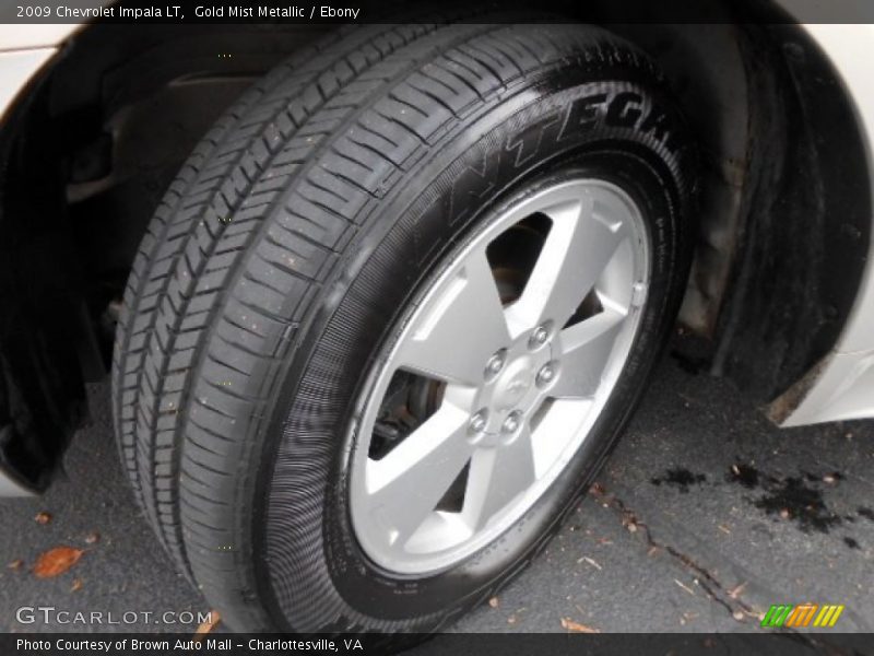 Gold Mist Metallic / Ebony 2009 Chevrolet Impala LT