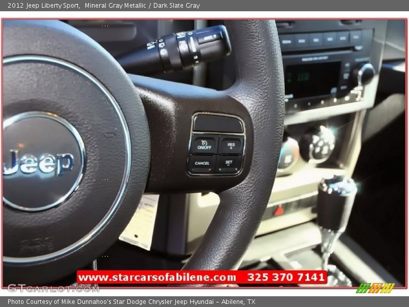 Mineral Gray Metallic / Dark Slate Gray 2012 Jeep Liberty Sport