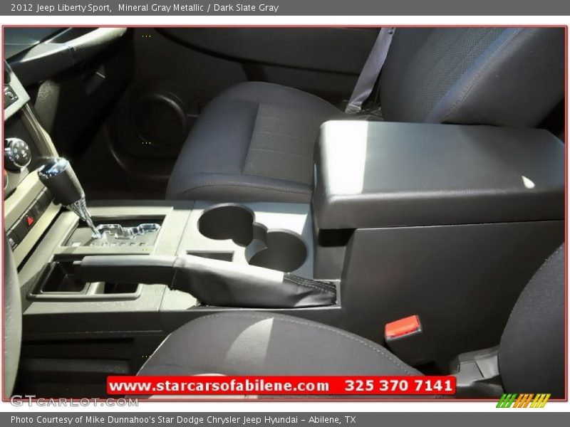 Mineral Gray Metallic / Dark Slate Gray 2012 Jeep Liberty Sport