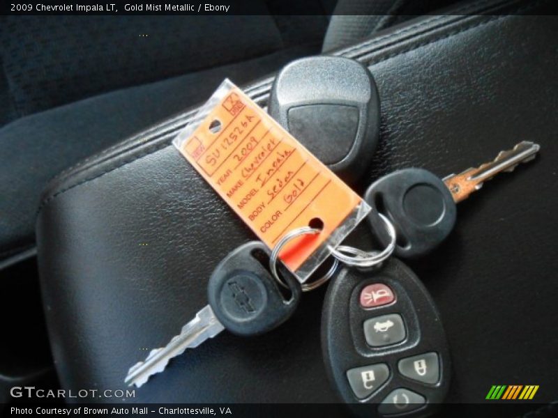 Gold Mist Metallic / Ebony 2009 Chevrolet Impala LT