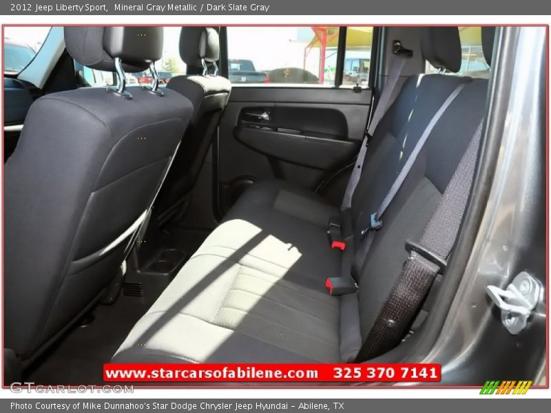 Mineral Gray Metallic / Dark Slate Gray 2012 Jeep Liberty Sport