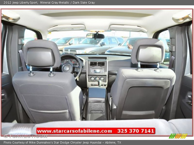 Mineral Gray Metallic / Dark Slate Gray 2012 Jeep Liberty Sport