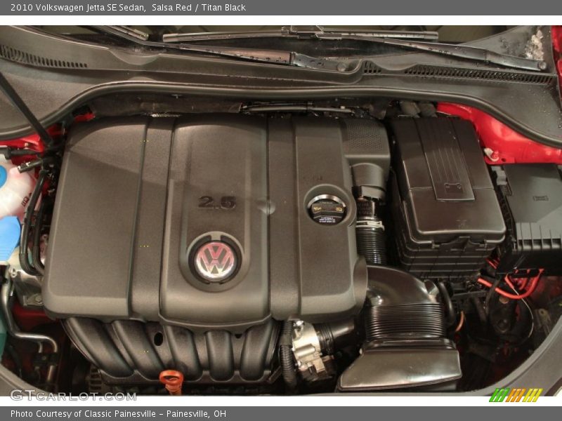 Salsa Red / Titan Black 2010 Volkswagen Jetta SE Sedan