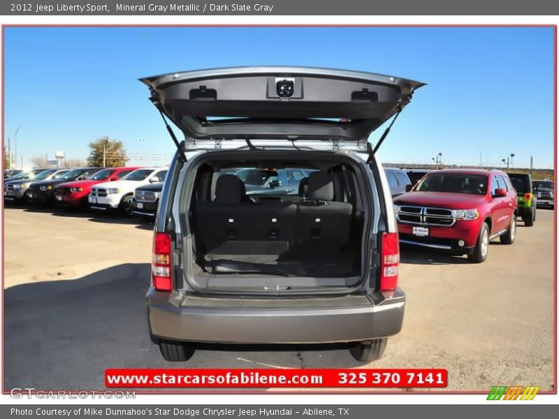 Mineral Gray Metallic / Dark Slate Gray 2012 Jeep Liberty Sport
