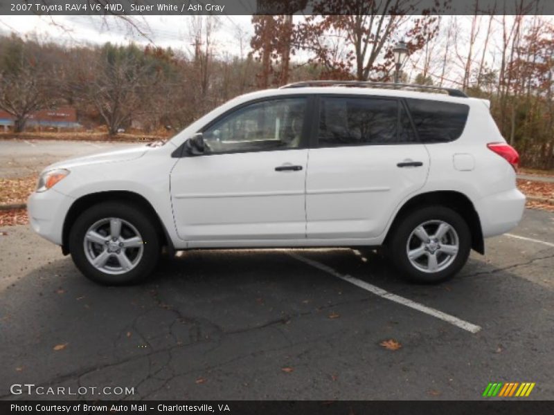 Super White / Ash Gray 2007 Toyota RAV4 V6 4WD