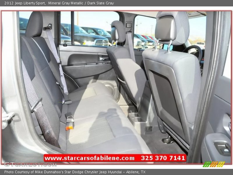 Mineral Gray Metallic / Dark Slate Gray 2012 Jeep Liberty Sport