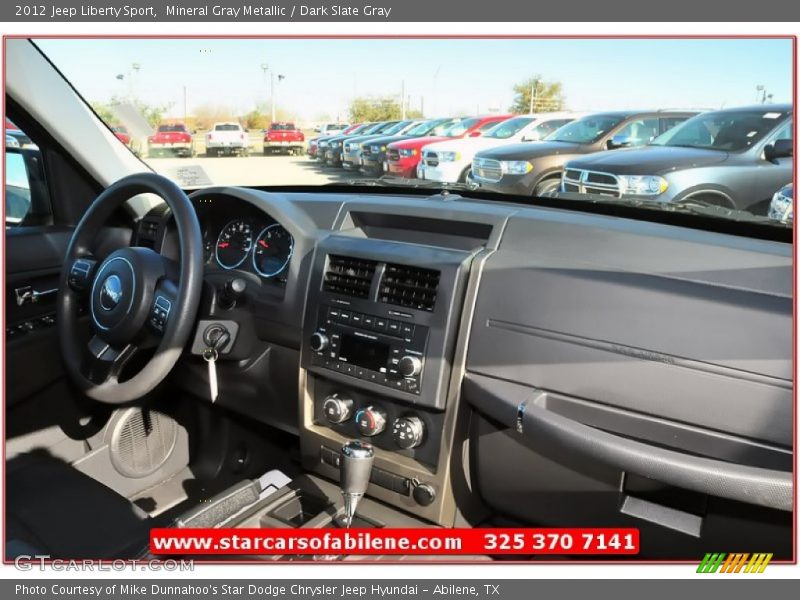 Mineral Gray Metallic / Dark Slate Gray 2012 Jeep Liberty Sport