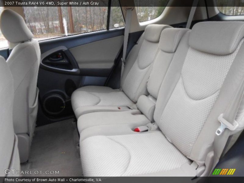Super White / Ash Gray 2007 Toyota RAV4 V6 4WD