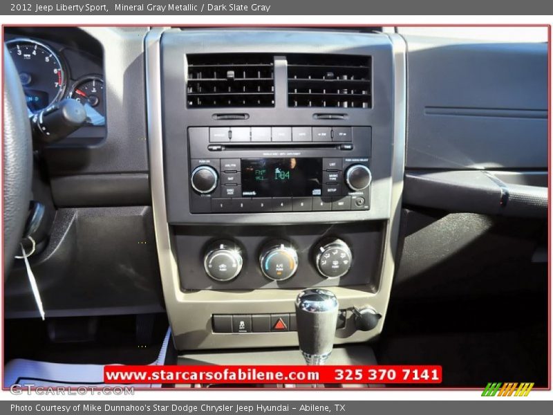 Mineral Gray Metallic / Dark Slate Gray 2012 Jeep Liberty Sport