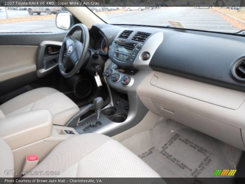 Super White / Ash Gray 2007 Toyota RAV4 V6 4WD