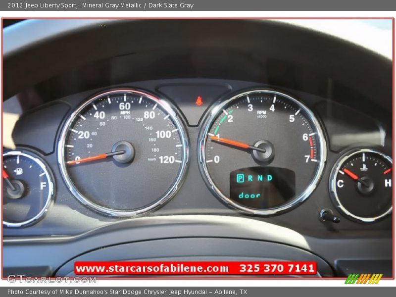Mineral Gray Metallic / Dark Slate Gray 2012 Jeep Liberty Sport