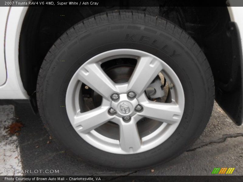 Super White / Ash Gray 2007 Toyota RAV4 V6 4WD