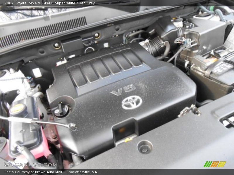 Super White / Ash Gray 2007 Toyota RAV4 V6 4WD