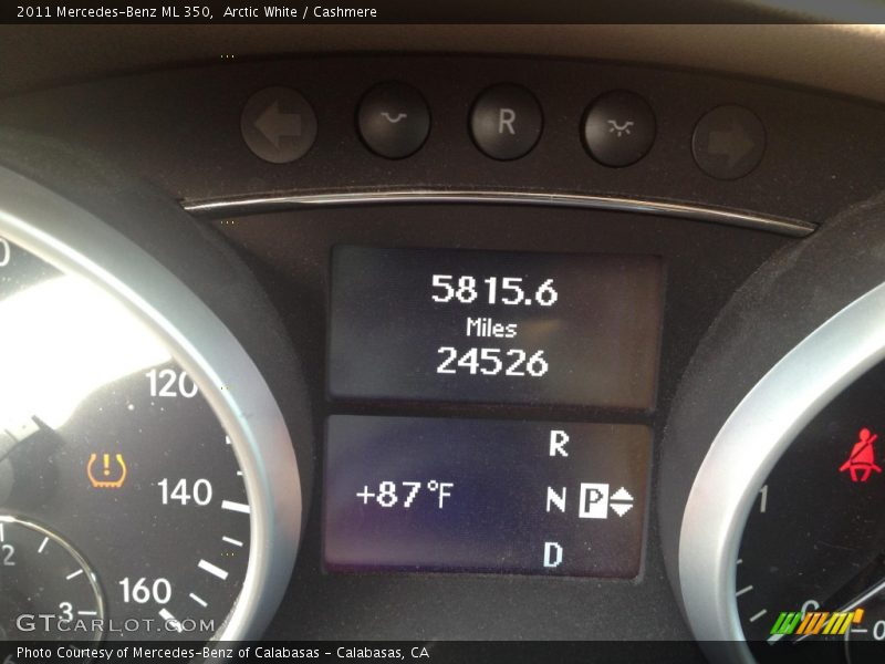 Arctic White / Cashmere 2011 Mercedes-Benz ML 350