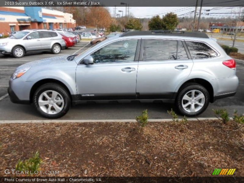 Ice Silver Metallic / Black 2013 Subaru Outback 3.6R
