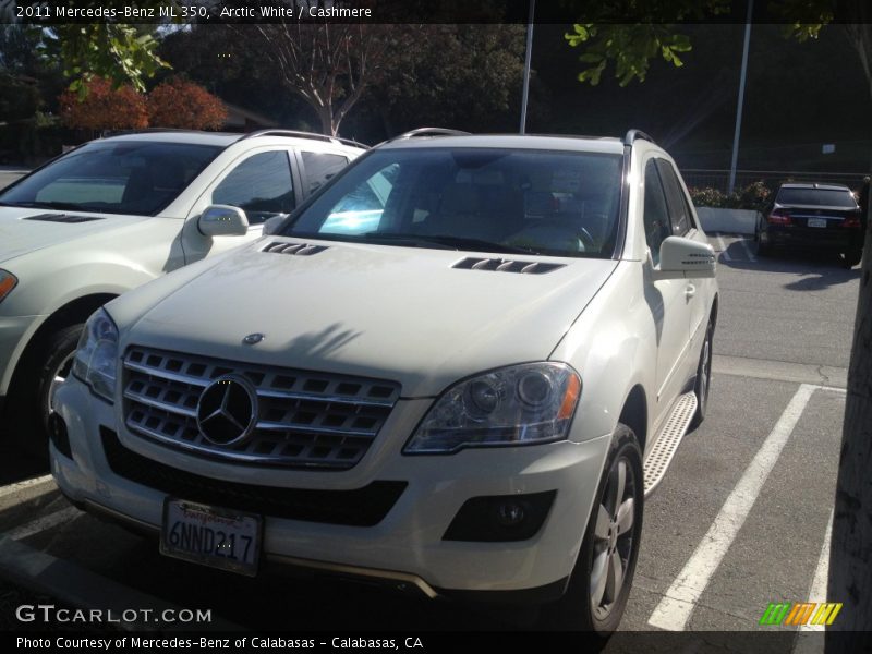 Arctic White / Cashmere 2011 Mercedes-Benz ML 350