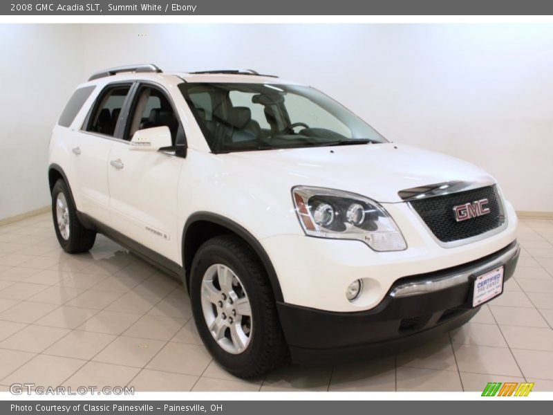 Summit White / Ebony 2008 GMC Acadia SLT