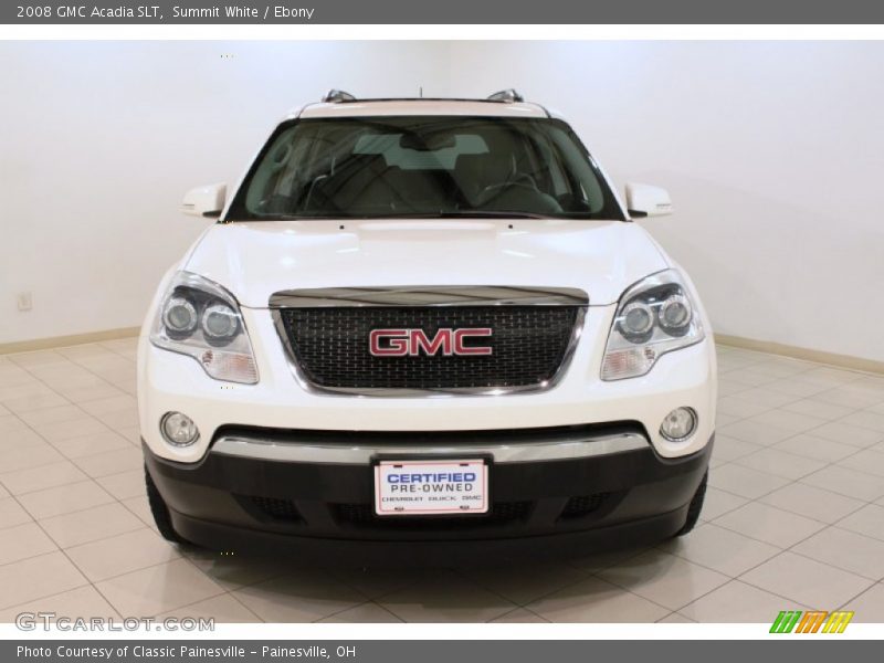 Summit White / Ebony 2008 GMC Acadia SLT