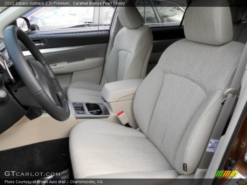 Caramel Bronze Pearl / Ivory 2013 Subaru Outback 2.5i Premium