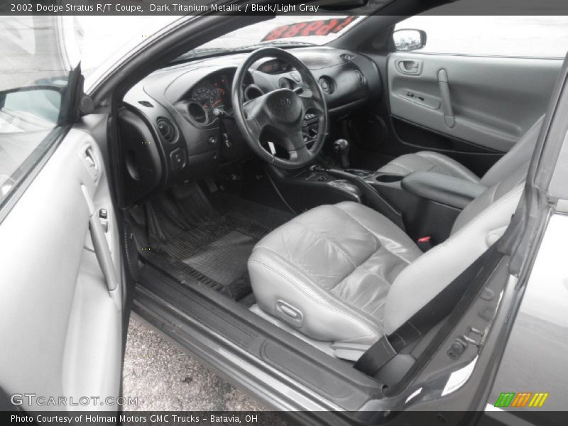 Black/Light Gray Interior - 2002 Stratus R/T Coupe 