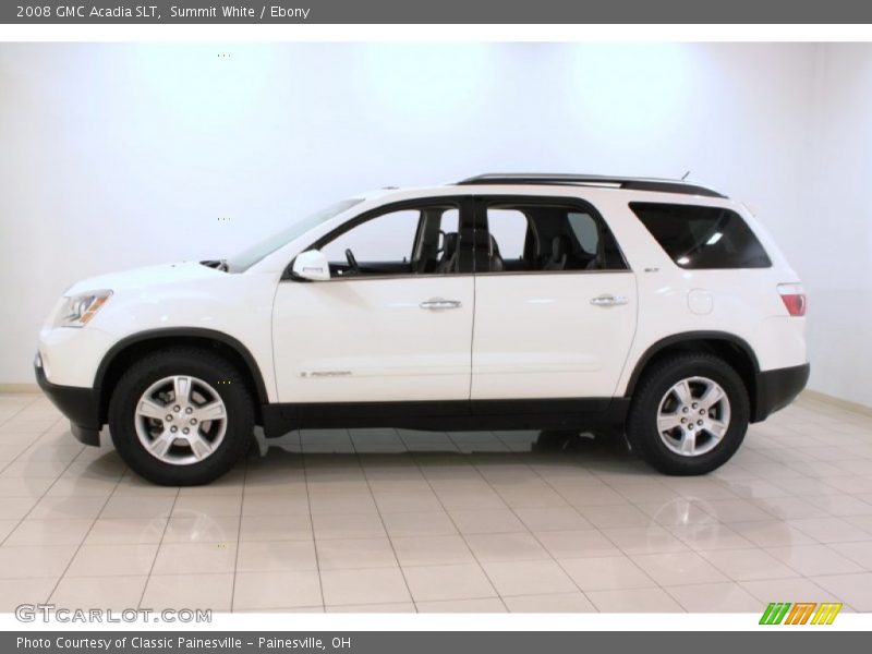 Summit White / Ebony 2008 GMC Acadia SLT