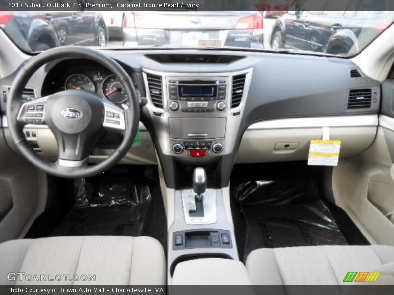 Caramel Bronze Pearl / Ivory 2013 Subaru Outback 2.5i Premium