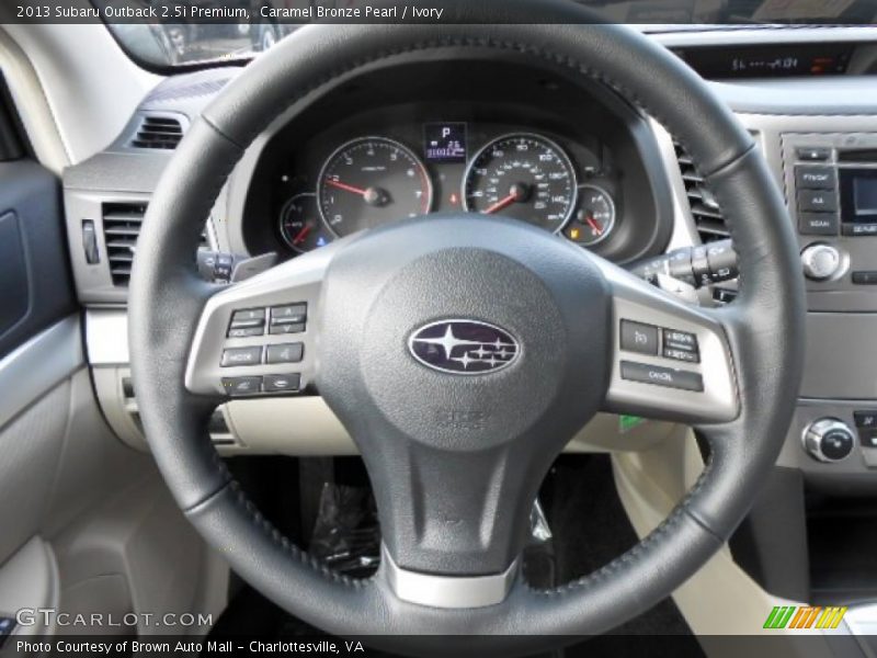 Caramel Bronze Pearl / Ivory 2013 Subaru Outback 2.5i Premium