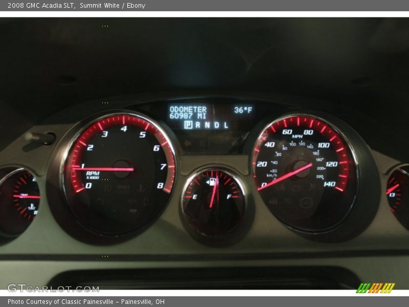 Summit White / Ebony 2008 GMC Acadia SLT