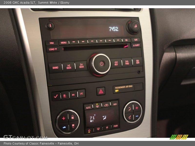 Summit White / Ebony 2008 GMC Acadia SLT