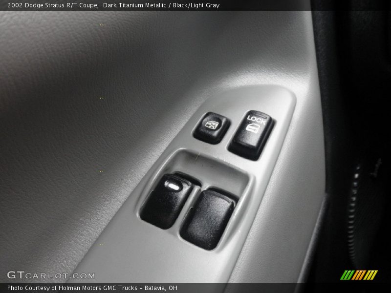Dark Titanium Metallic / Black/Light Gray 2002 Dodge Stratus R/T Coupe