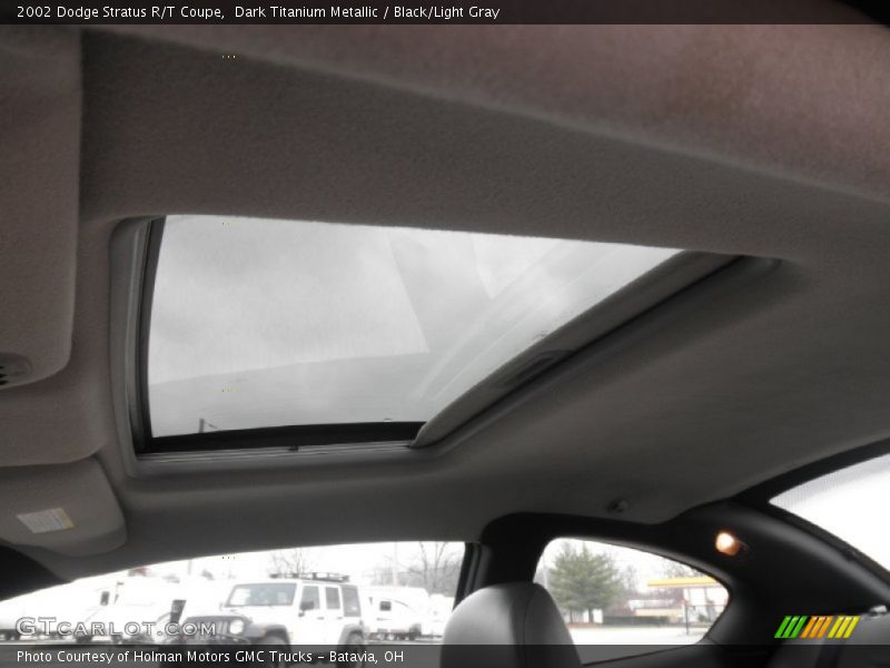 Dark Titanium Metallic / Black/Light Gray 2002 Dodge Stratus R/T Coupe