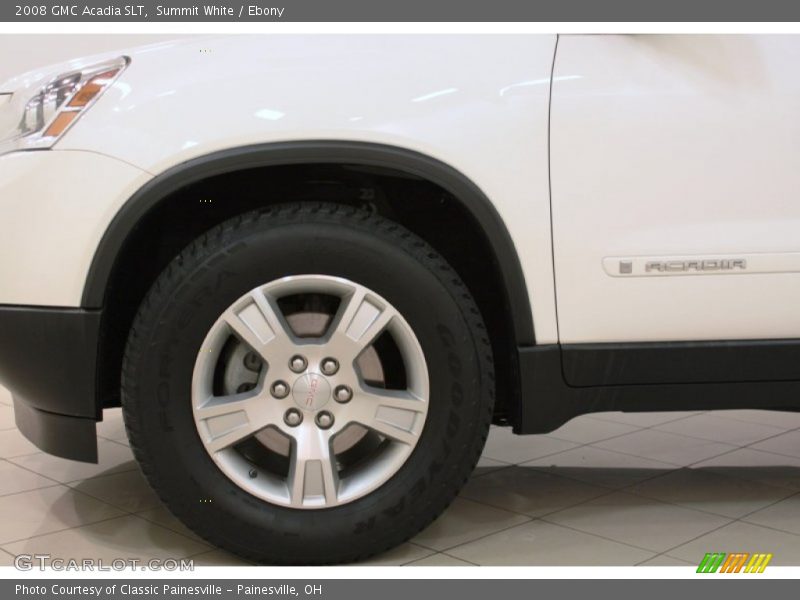 Summit White / Ebony 2008 GMC Acadia SLT