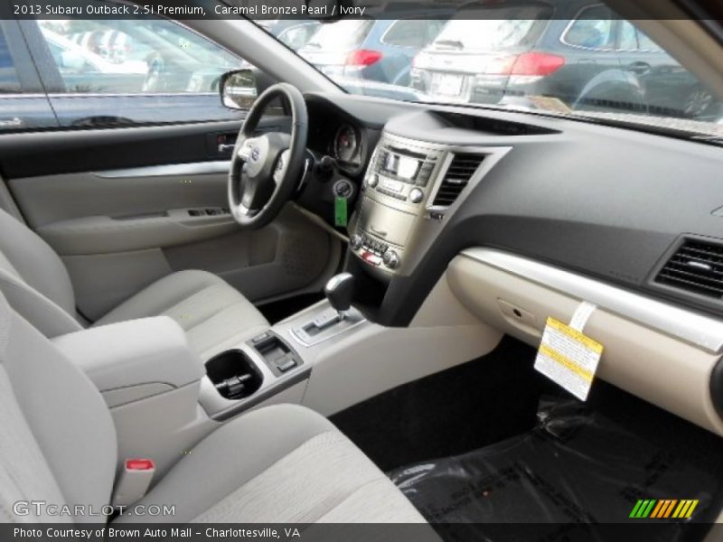 Caramel Bronze Pearl / Ivory 2013 Subaru Outback 2.5i Premium