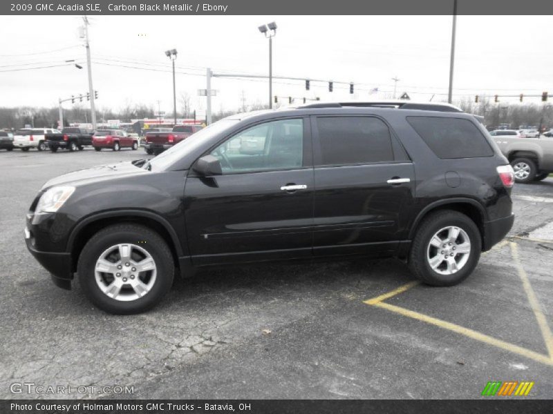 Carbon Black Metallic / Ebony 2009 GMC Acadia SLE